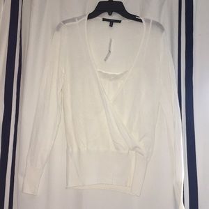 White House Black Market Light Sweater